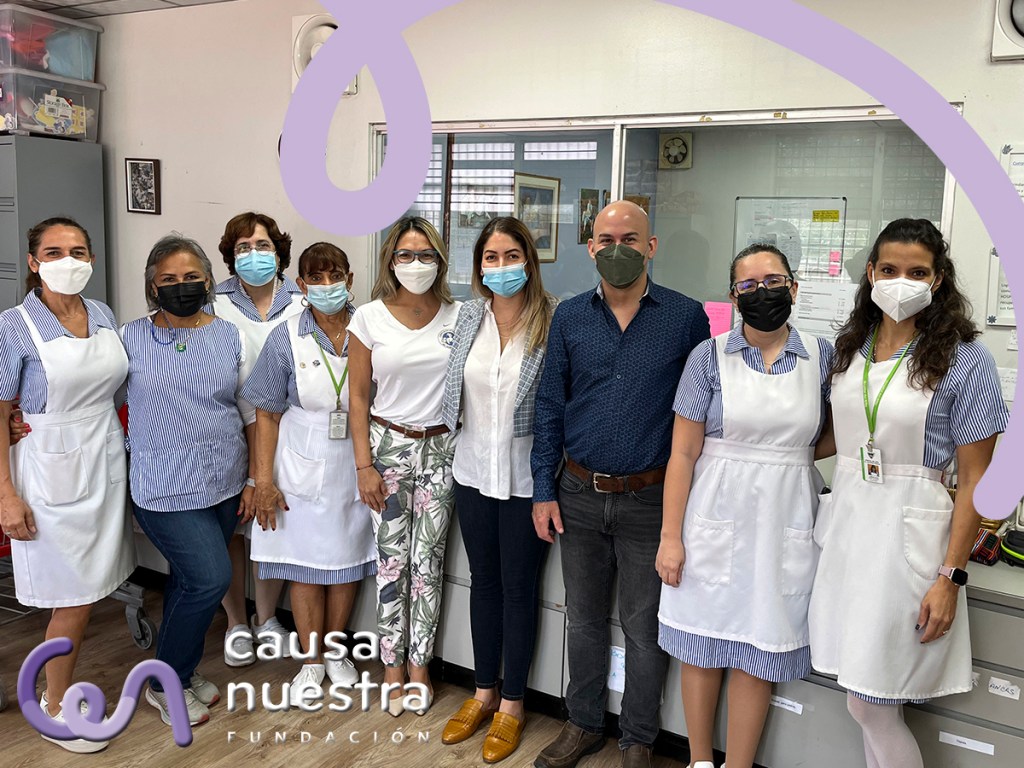 Visita al Cuerpo de Voluntarias del Hospital del&nbsp;Niño
