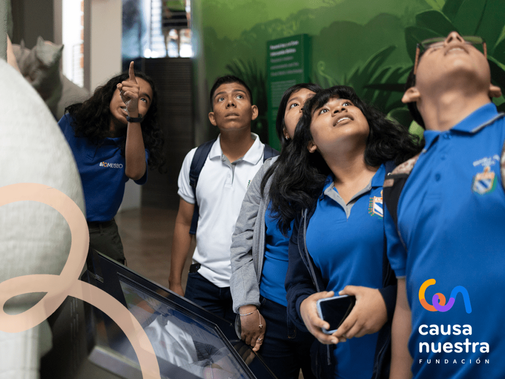 Estudiantes de la Escuela Normal de Santiago visitan el&nbsp;BioMuseo